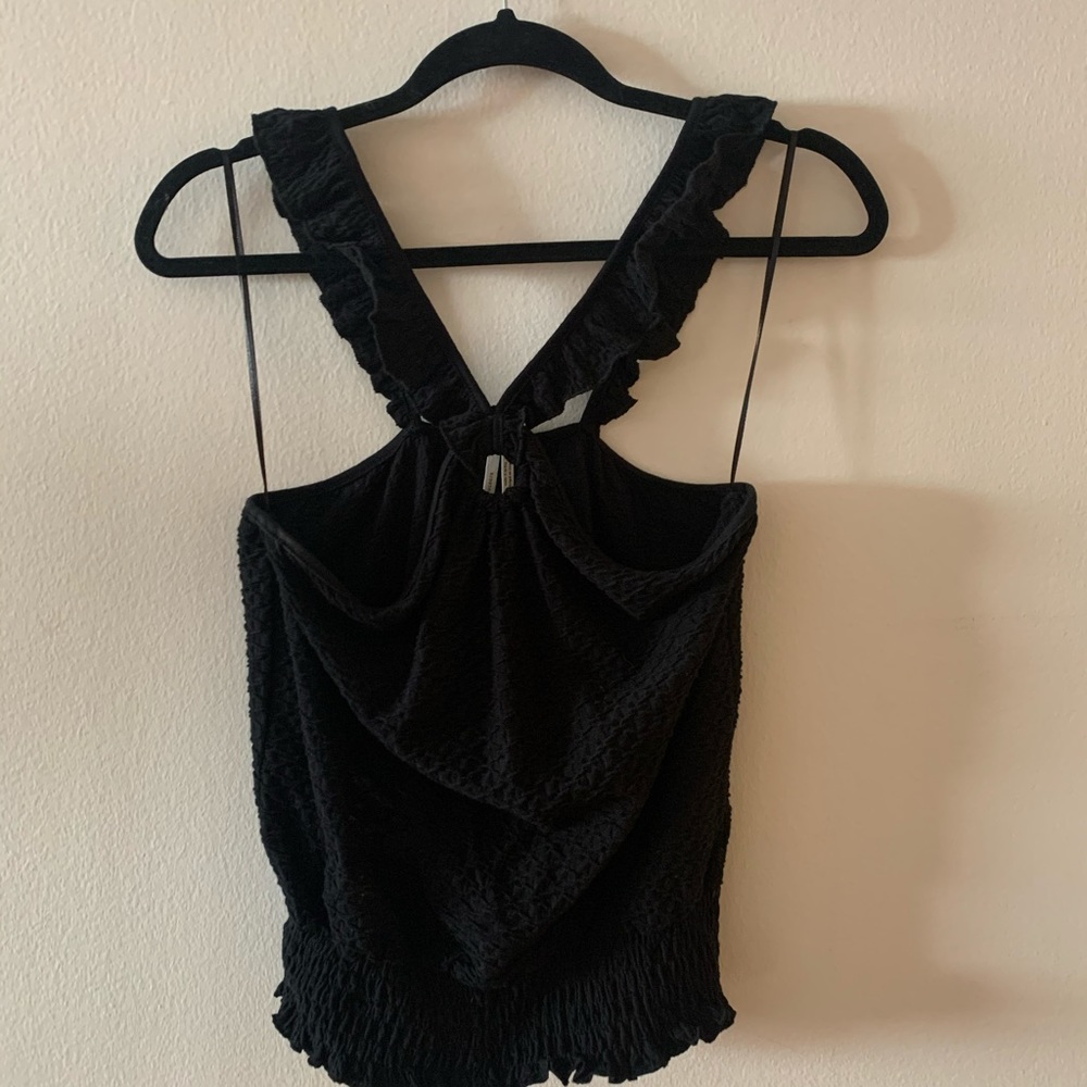 Free People Cross Neck Shirt